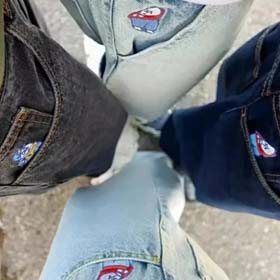 Hip Hop Dżinsy-2478  