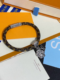 Louis Vuitton LV wzór skóry drukowane bransoletka-3859  