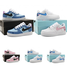 Nike NK Air Force 1 QIXI Sneakers dla dzieci z niskim topem-4116  