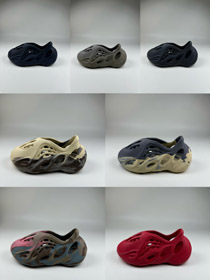 Adidas oryginały Yeezy Foam Runner Oil Painting MX Cream Clay Dziecięce Sandały Hole-4187  