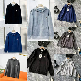 Moncler z kapturem bluza z długim rękawem - 5526  