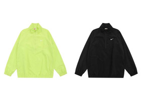 Stussy x Nike Współpraca Half-Zip Kurtka ochrona przed słońcem-5535  