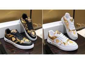 Versace drukowane oddychające buty z koronką-5763  