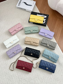 Chanel kawiar skóra quilted łańcuch crossbody torba-5797  