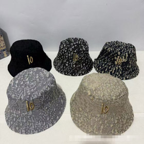 Dior all-over druk ochrona przeciwsłoneczna wiadro kapelusz-5862  